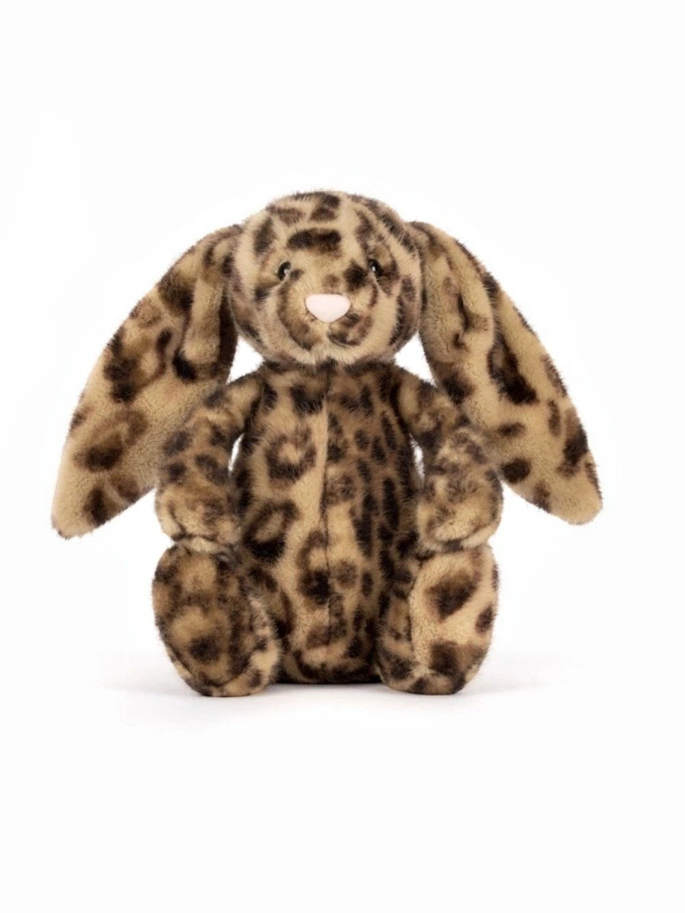 Jellycat Bashful Leopard Bunny Brown Leopard Print Plush